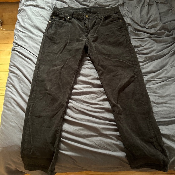 Rollas Relaxo Black Corduroy Pant - Picture 1 of 7
